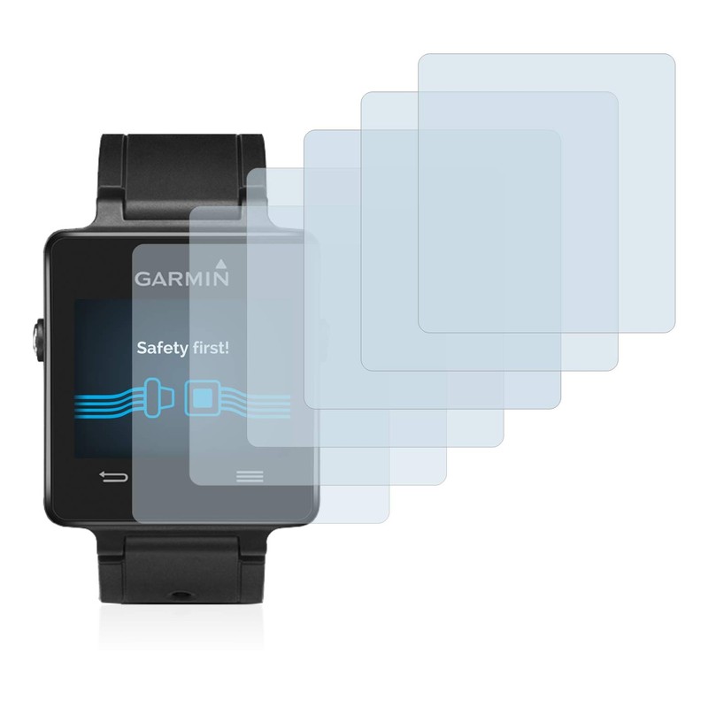 6x Screen Protector for Garmin Vivoactive Protection Film - Crystal-Clear,