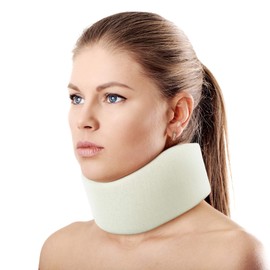ORTONYX 3.5" Ergonomic Cervical Collar/Neck Support Brace / ACNS03 Light Beige Samll