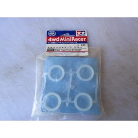 TAMIYA 15378 Mini 4WD Model Racing Offset Tread Tires (Soft/Clear) FREE SHIPPING