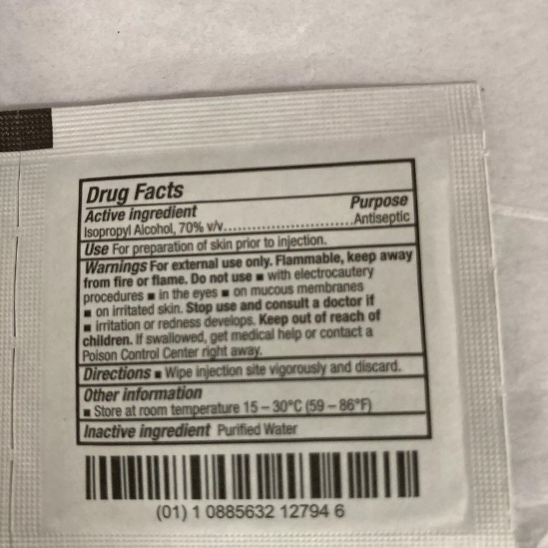 MediChoice Alcohol Prep Pad, Medium - 200 Count - 1