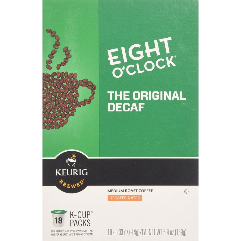 Eight O'Clock Coffee Original Decaf Coffee - 18 ct