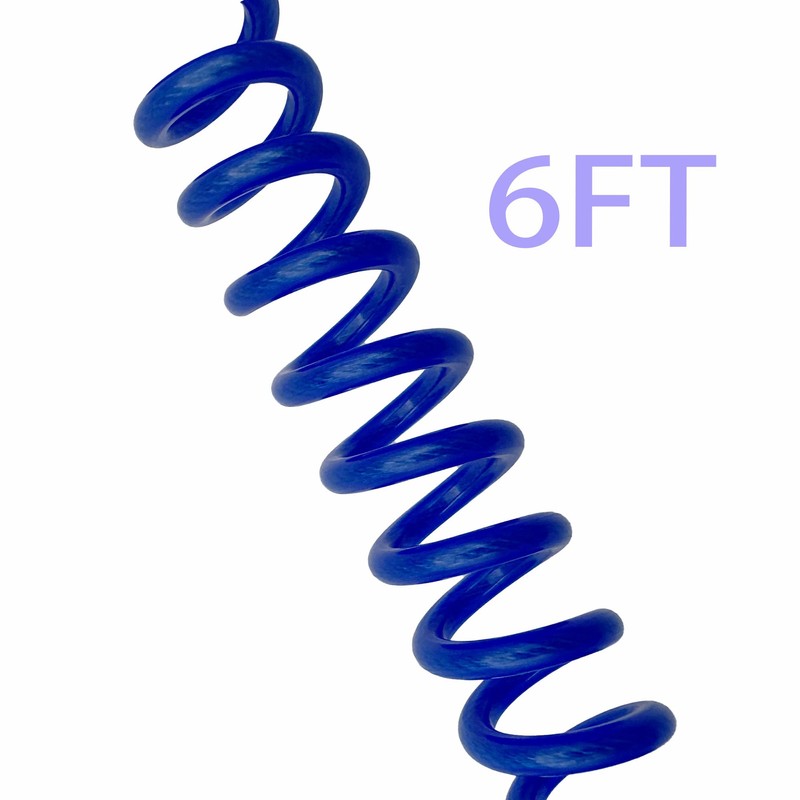 Rnigs 6FT Trailer Breakaway Safety Cable Blue 4Pcs Trailer Brake