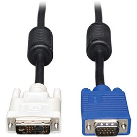 Tripp Lite DVI to VGA Monitor Cable, High Resolution cable with RGB Coax (DVI-A M to HD15 M) 6-ft.(P556-006)