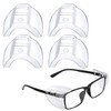 Side Shields for Glasses 2 Pairs – Soft TPU Safety