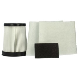 vhbw Filter Kit Compatible with Dirt Devil M2013-7, M2013-8, M2013-9, M2881, M2881-0, M2881-1, M2881-2, M2881-3, M2881-4, M2881-5 - 4x Replacement Filters