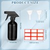 Norme 24 Pcs Glass Spray Bottles with Funnels and Labels