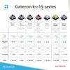 Gateron ks-15 Optical Key Switches for RGB Mechanical Gaming Keyboards