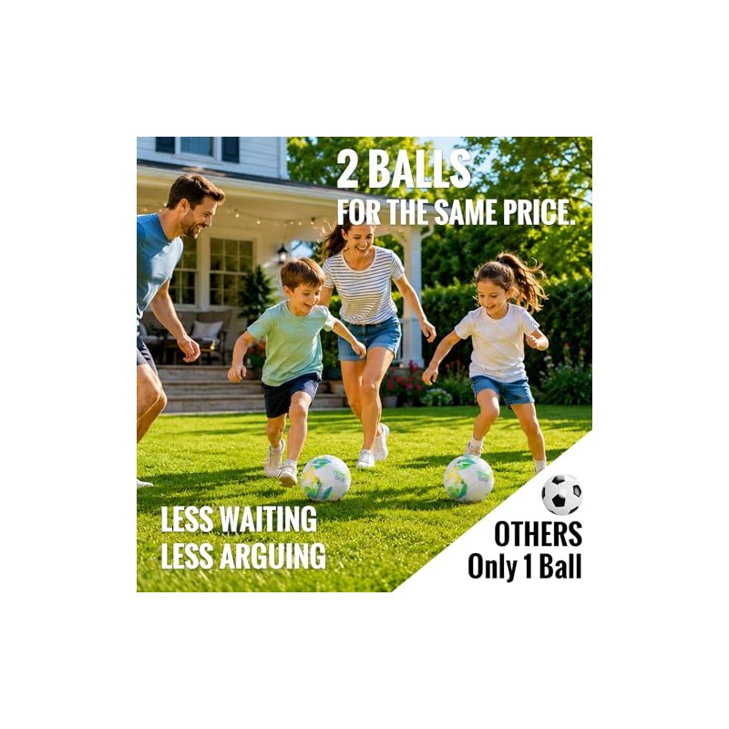 VavaCava Portable Soccer Goal Set with Balls and Accessories