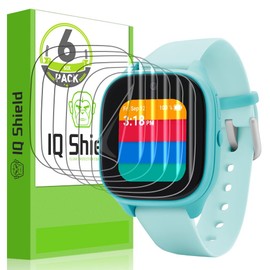 IQShield Screen Protector Compatible with Verizon Gizmo watch 3 (6-Pack) Anti-Bubble Clear TPU Film (Gizmowatch 3)