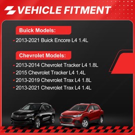 603-955 Engine Coolant Radiator Reservoir Expansion Tank With Cap for 2013-2021 Buick Encore L4 1.4L | Chevy Tracker, Trax L4 1.4L / 1.8L OE# 95380033, 95269001, 95201979
