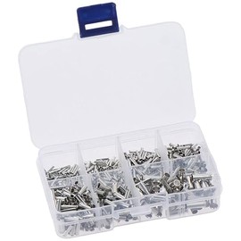 600Pcs Wire Copper Crimp Fitting Ferrules Assortment Kit, 7 Sizes, 22-10 AWG Wire Ferrules Kits, Electrical Cable Pin Cord End Terminal for Electric Connectors.
