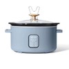 6 Quart Programmable Slow Cooker (Color : Cornflower Blue)
