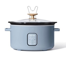 6 Quart Programmable Slow Cooker (Color : Cornflower Blue)