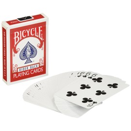 MMS Assorted Red Back Bicycle One Way Forcing Deck (Assorted Values)