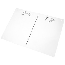 Operitacx Notiztafel Aus Acryl Klares Kalender-trockenlöschbrett Planke Kleine Trocken Abwischbare Tafeln Magnettafel Trockenlöschtafel Liste Weiße Tafel Zeitplan Wochenplaner Whiteboard