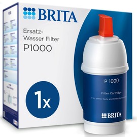 Brita BRITA Wasserfilter Kartusche P1000 ?C Wasserfilter Wasserhahn f??r BRITA Armaturen mit Kalkfilter ?C reduziert Kalk, Chlor, Blei, Kupfer & geschmacksst?rende Stoffe im Trinkwasser ?C filtert bis zu 1200l