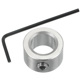 PATIKIL 1/2" Bore Shaft Collar, 304 Stainless Steel Shaft Locking Collars 7/8" OD Landing Gear Stopper Wheel Collar with M6 Single Set Screw for Drive Shafts Automotive Industrial