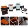 Multifunctional Space Aluminum Bathroom Storage Rack Hair Dryer Toothbrush Holder