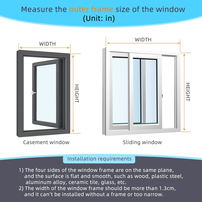 DIY Magnetic Window Insulation Kit 59"x61" Indoor Clear Film for