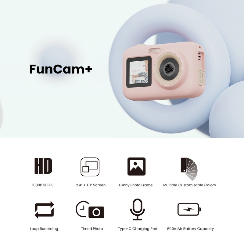 1080P Digital Camera Kids Camera 12MP HD Children Digital Video