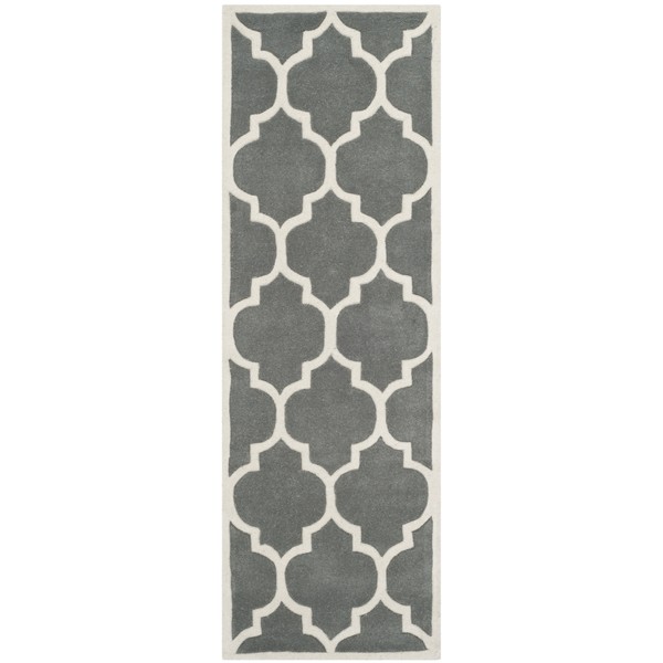 Safavieh Chatham Collection CHT733D Handmade Geometric Premium Wool Accent Rug,