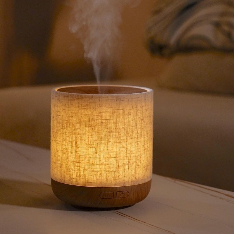 ZmarKraft Essential Oil Diffuser 200ml with Fabric Cover and Night