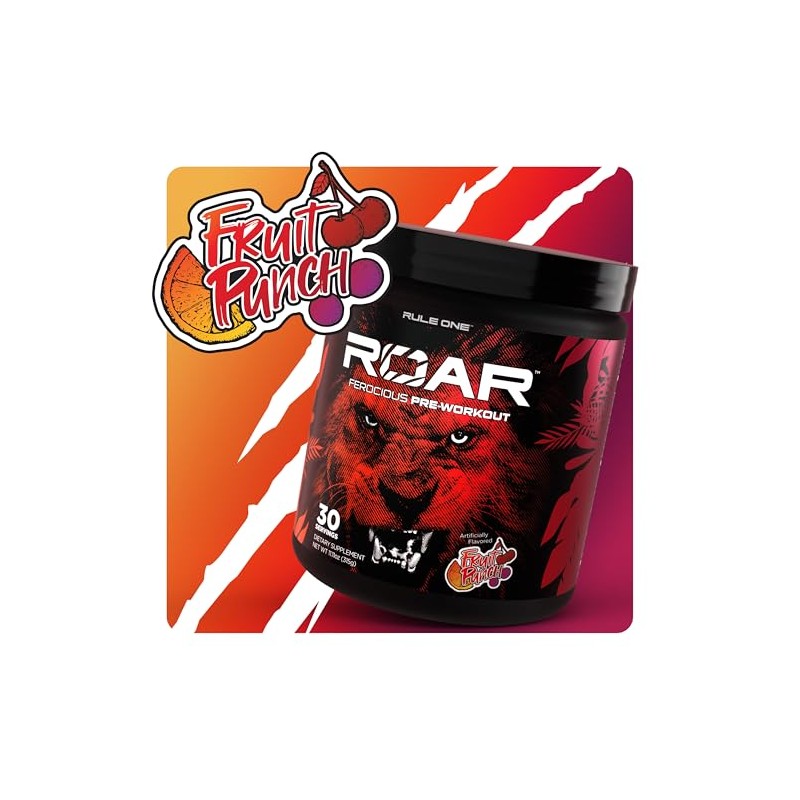 RULE ONE ROAR PRE WORKOUT PRE ENTRENO 30 SERVICIOS SABOR