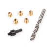 E-Z LOK EZ-400-M10 Threaded Inserts for Wood Installation Kit, Brass
