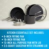 Calphalon Classic Hard-Anodized Nonstick Cookware Kitchen Essentials Set