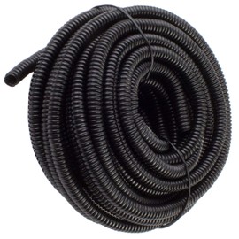 100 Feet 1/8" 3mm Split Wire Loom Conduit Polyethylene Tubing Black Color Sleeve Tube
