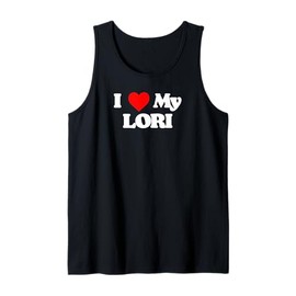I Love My Lori Simple Classic Joke Funny Heart Tank Top
