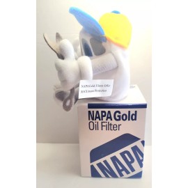 Napa Gold Oil Filter Plush Bean Bag Advertising Toy Thumbs Up & Wrench w/Box