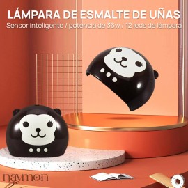 Naymon Lampara Led Uv Uñas Acrilico Gelish Secador Spa Profesional