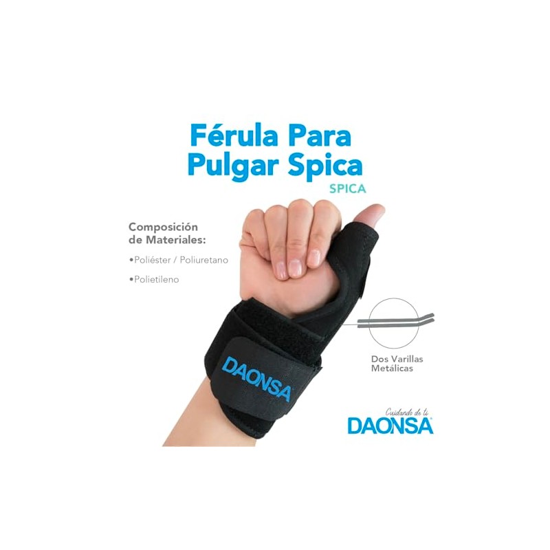 FÉRULA PARA DEDO PULGAR TIPO SPICA