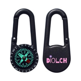Azeeda 'Diolch ' Compass Keyring (KC00037153)