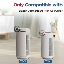 XBWW 2 Packs T10i Replacment Filter Compatible with Blueair ComfortPure 3-in-1 T10i Air Purifier, T10i H13 True HEPA and Activated Carbon Filter