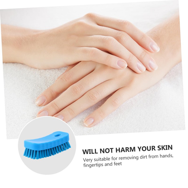 OATIPHO Nail Brush Kit 2-Piece Soft Bristle Fingernail Scrub and