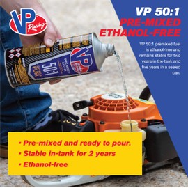 VP Racing Fuels 6235 SEF 50:1 Premixed 2-Cycle Small Engine Fuel, Quart (3 Pack)