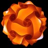 (25 centimeters, Orange) - Lightingsky Ceiling Pendant DIY IQ Jigsaw