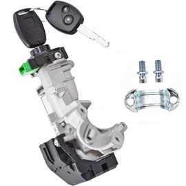 GXYWADY Lock Cylinder Ignition Keys Switch with 2 Key Replacement for Honda Civic Auto Trans 2006-2011