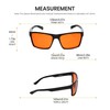 Medspex R787M Orange Red Dental Glasses Black Protection for Teeth