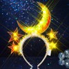 Evlry LED Moon Headband, Luminous Star Headband, Sparkling Glowing Party