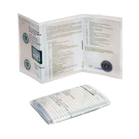 NIUQIGE Vehicle Registration Certificate Cover Pack of 2 Transparent PVC Protective Cover for A250 Vehicle Licence Case, Motorcycle Krad Registration Certificate Cover