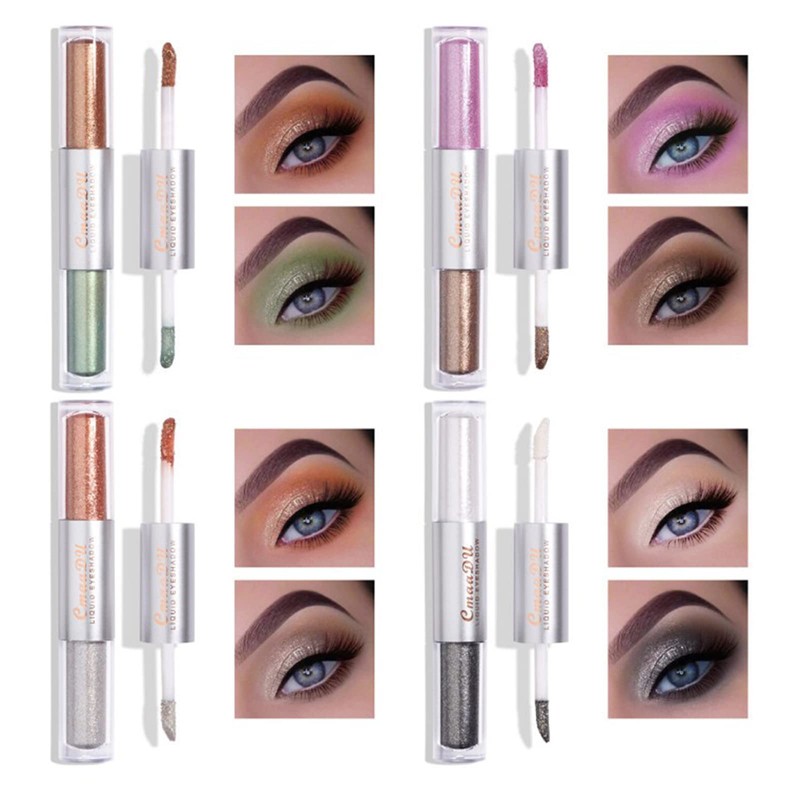 Holzsammlung 8 Pieces 16 Colours Liquid Glitter Eyeshadow Set Metallic