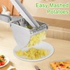 Heavy Duty Potato Ricer, Stainless Steel 22 oz Potato Masher,