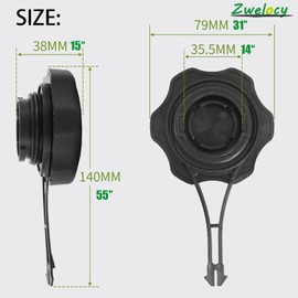 594061 Lawn Mower Gas Cap Compatible with B&S 675EXi 725EXi Engine Toro Craftsman Fuel Tank Cap Replace(replaces 84004416, 597414)