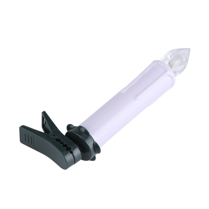 10x LED Flameless Cordless Candles Light with Clips Home Wedding