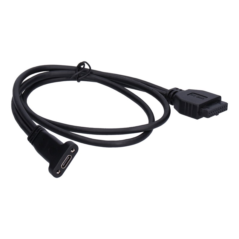 Adapter Cable 19Pin USB 3.0 to External USB TypeC Socket