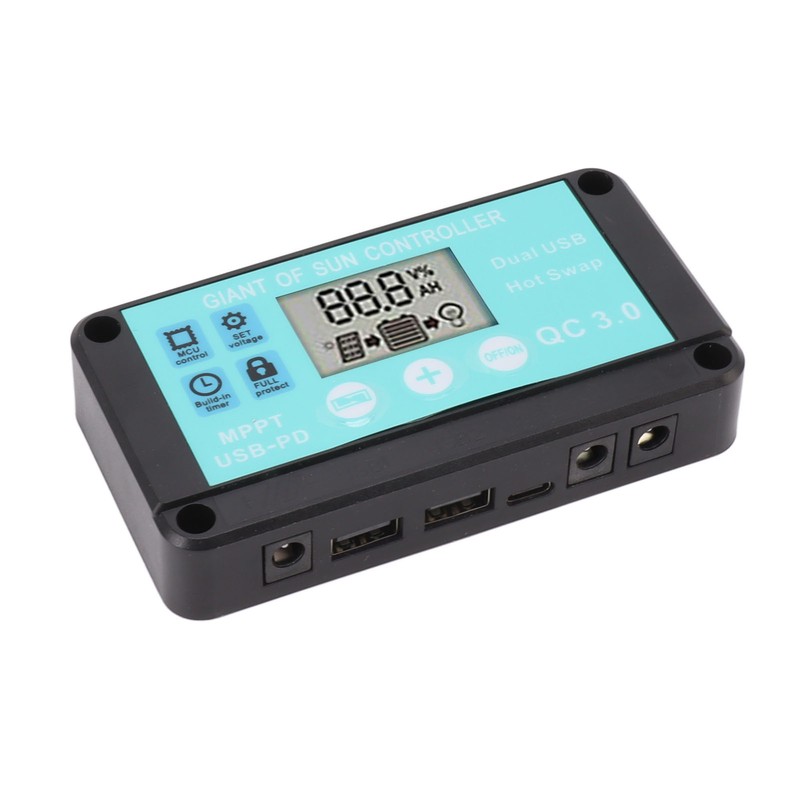 Solar Charge Controller Dual USB Output Fast Charging Solar Panel
