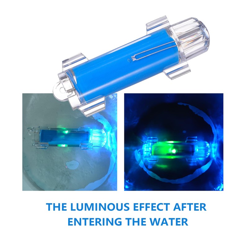 LONLEEYU LED Underwater Fishing Light, 2PCS Deep Drop LED Light